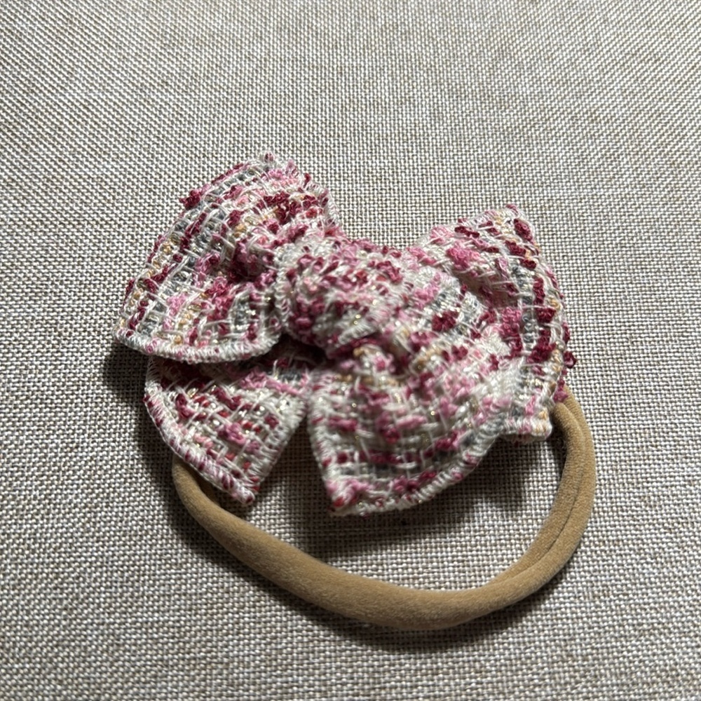 Little poppy co. Knit Bow headband